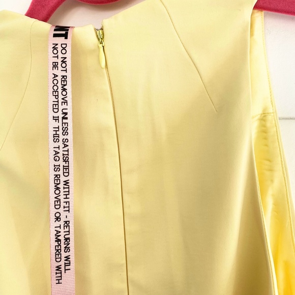 NEW House of CB Marla Dress Lemon Large+ (XL) Tall Length - Picture 16 of 17